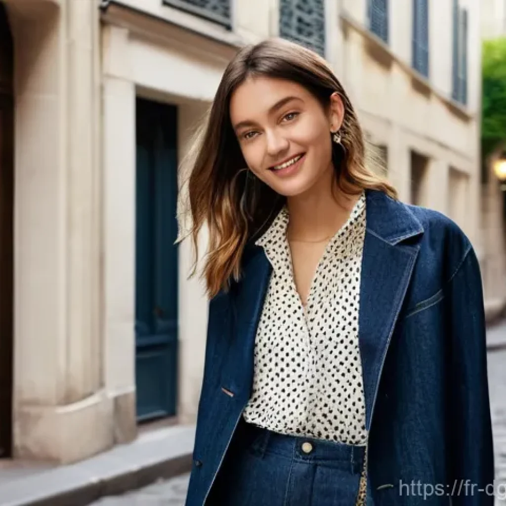 디지털 광고에서의 고객 중심 접근법 - **Prompt for Sustainable Parisian Style:**
"A chic and elegant young woman, aged 28, with a conf...