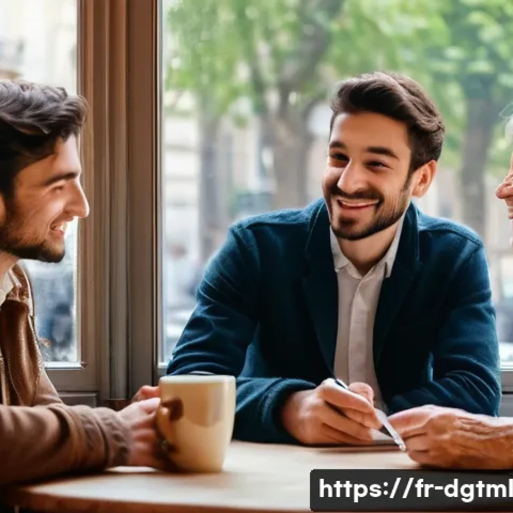 디지털 광고에서의 효과적인 고객 유치 방법 - **Prompt:** A diverse group of people, ranging from young adults to seniors, gathered in a cozy, tas...